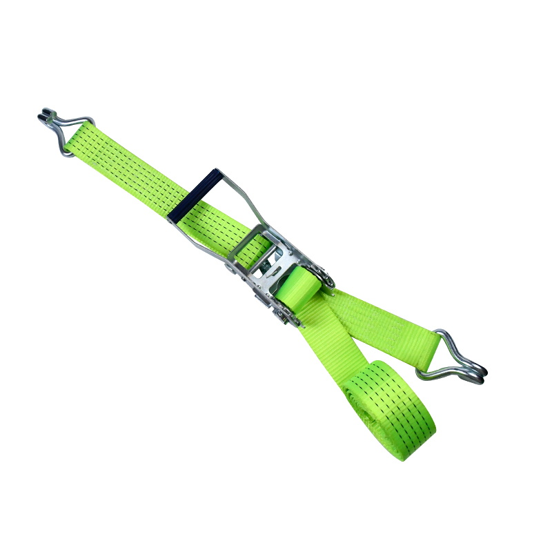 ক্লো হুক সহ 50mm 5000kg সবুজ র‌্যাচেট স্ট্র্যাপ